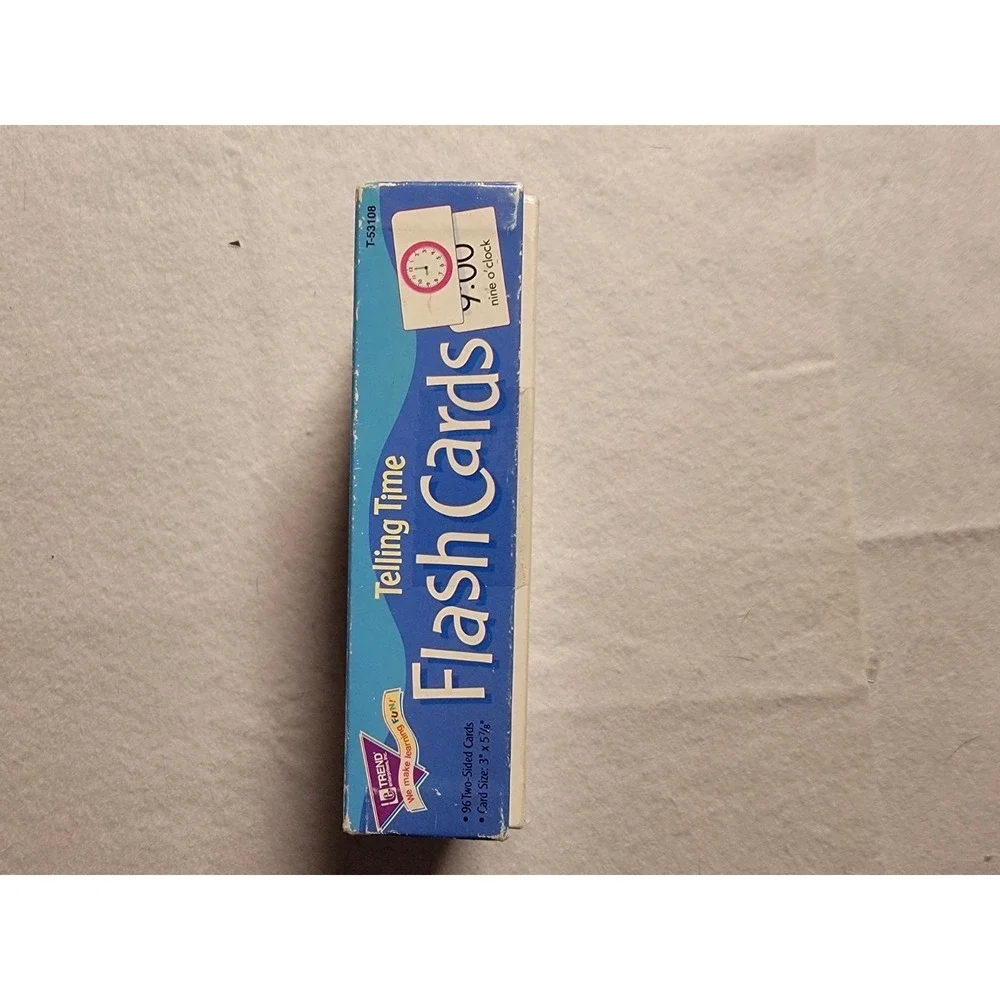 Telling Time Skill‎ Drill Flash Cards